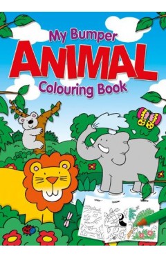MY BUMPER ANIMAL COLOURING BOOK 